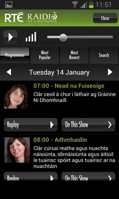 RTÉ Radio android App screenshot 0