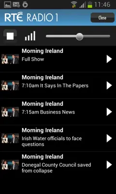 RTÉ Radio android App screenshot 4